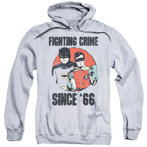 Batman Classic Tv Since 66 Mens Hoodie Athletic Heather