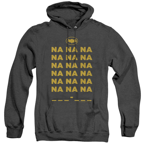 Batman Classic Tv Na Na Na Heather Mens Hoodie Black