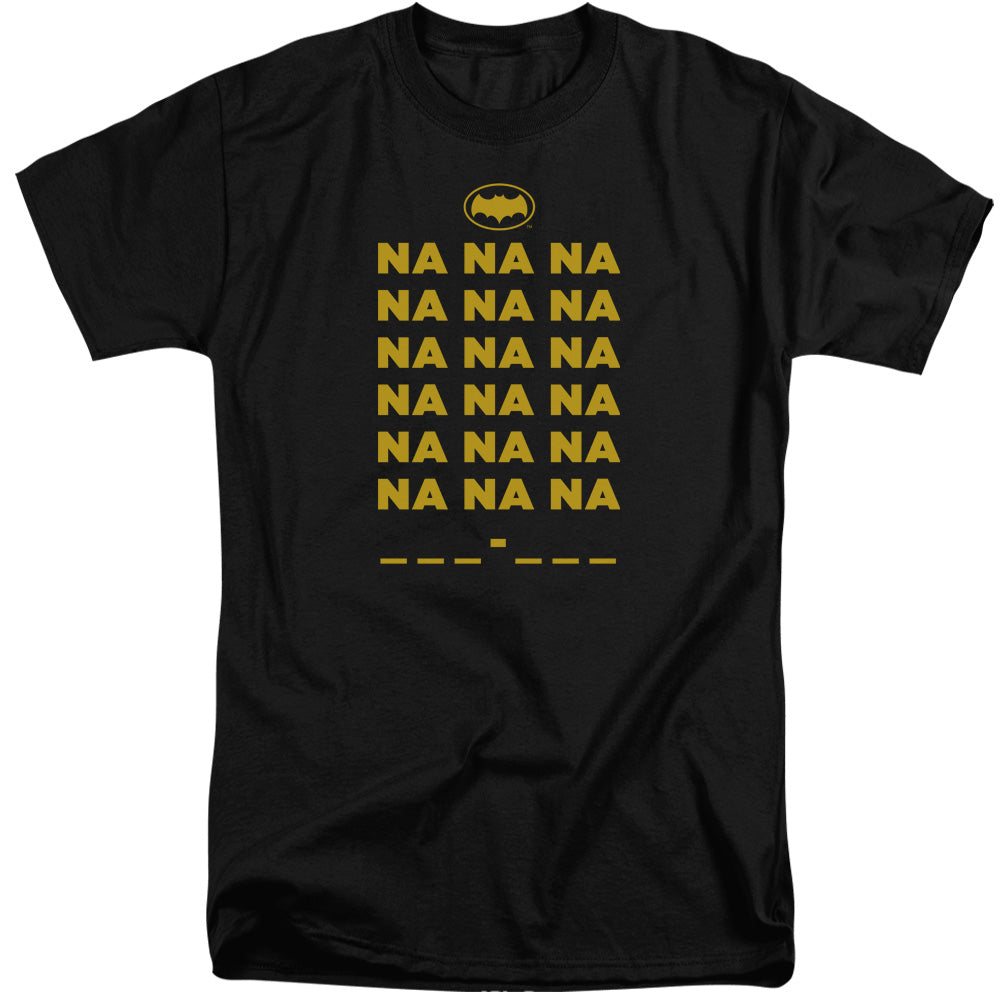 Batman Classic Tv Na Na Na Mens Tall T Shirt Black