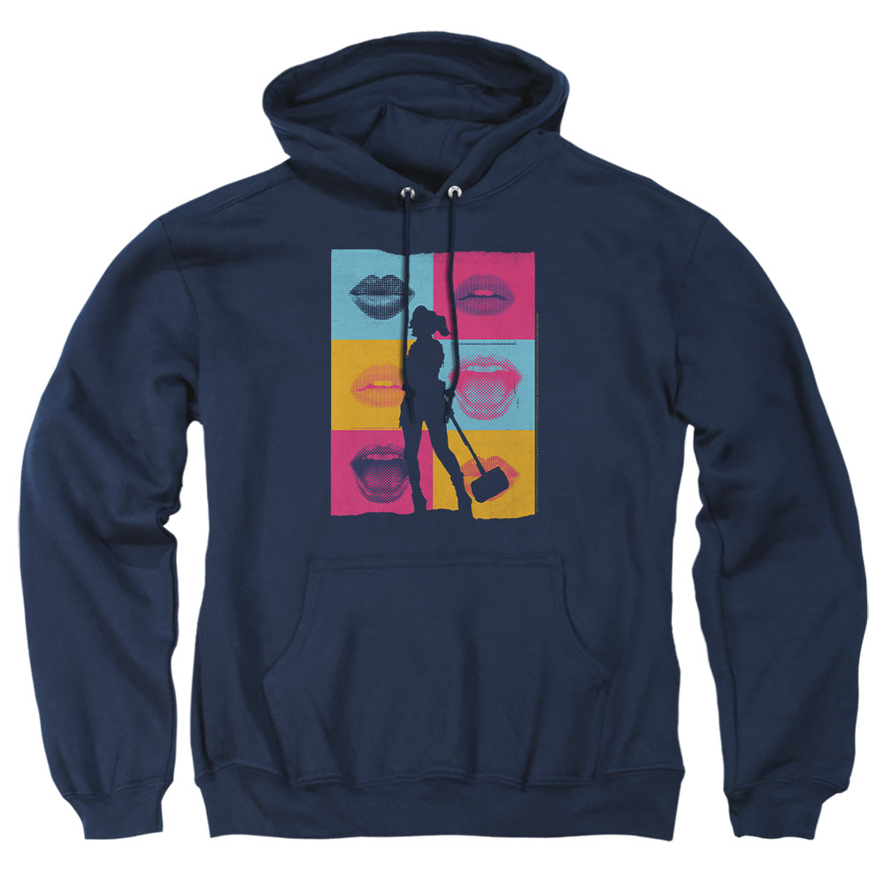 Birds Of Prey Lips Mens Hoodie Navy