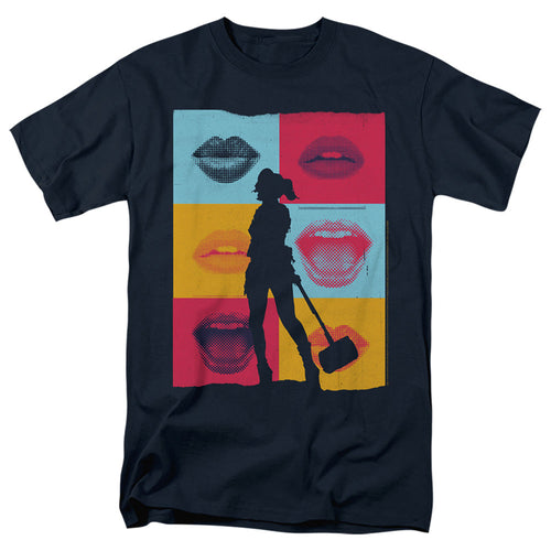 Birds Of Prey Lips Mens T Shirt Navy
