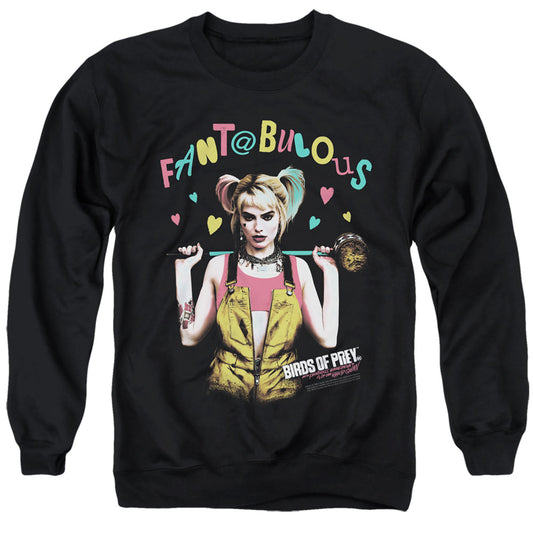 Birds Of Prey Fantabulous Mens Crewneck Sweatshirt Black Officially Licensed