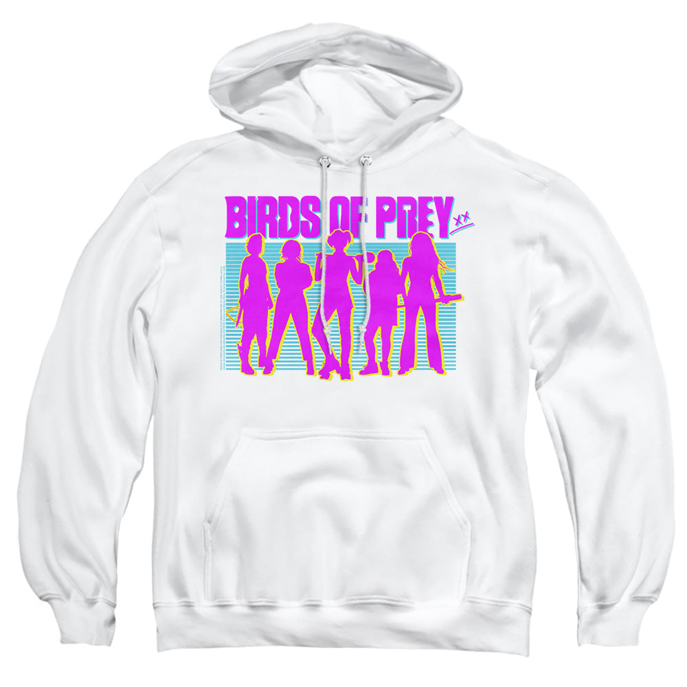 Birds Of Prey Silhouettes Mens Hoodie White