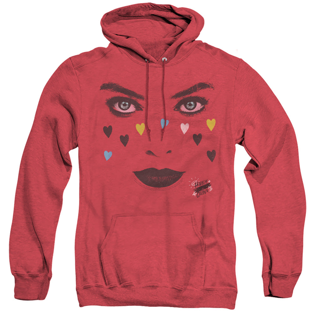 Birds Of Prey Red Harley Heather Mens Hoodie Red