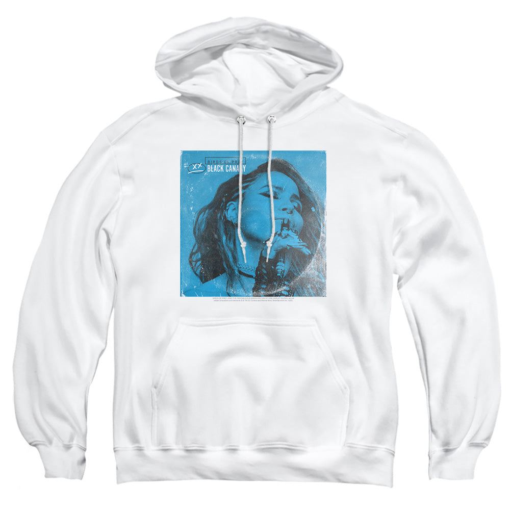 Birds Of Prey Blue Canary Mens Hoodie White