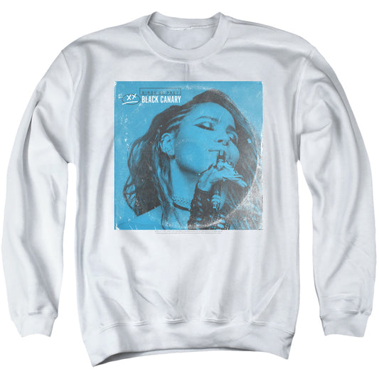 Birds Of Prey Blue Canary Mens Crewneck Sweatshirt White Officially Licensed
