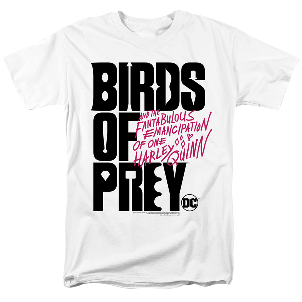 Birds Of Prey Birds Of Prey Logo Mens T Shirt White