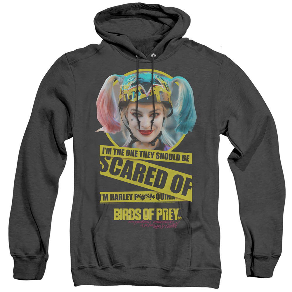 Birds Of Prey Scared Of Heather Mens Hoodie Black