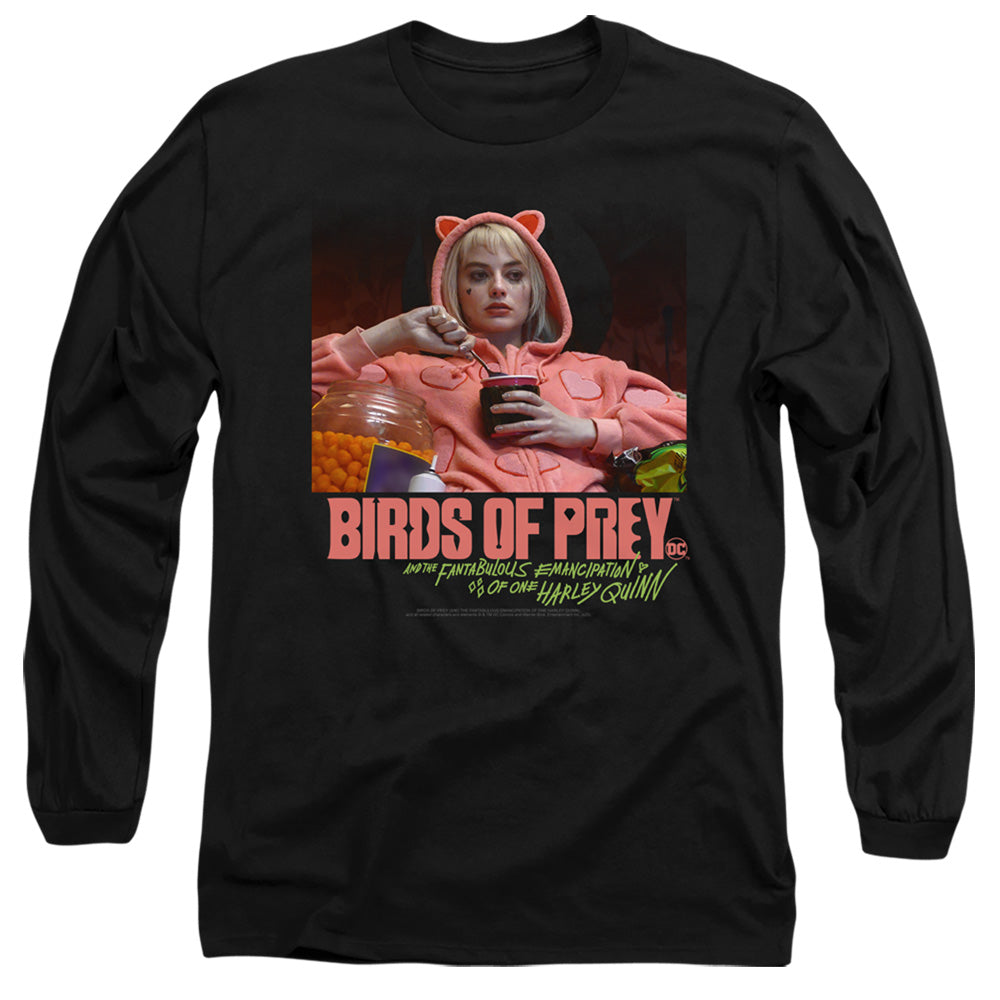 Birds Of Prey Love Stinks Mens Long Sleeve Shirt Black Officially Licensed