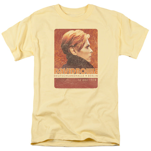 David Bowie Stage Tour Berlin 78 Mens T Shirt Banana