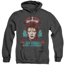 Load image into Gallery viewer, David Bowie Ziggy Heads Heather Mens Hoodie Black
