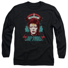 Load image into Gallery viewer, David Bowie Ziggy Heads Mens Long Sleeve Shirt Black
