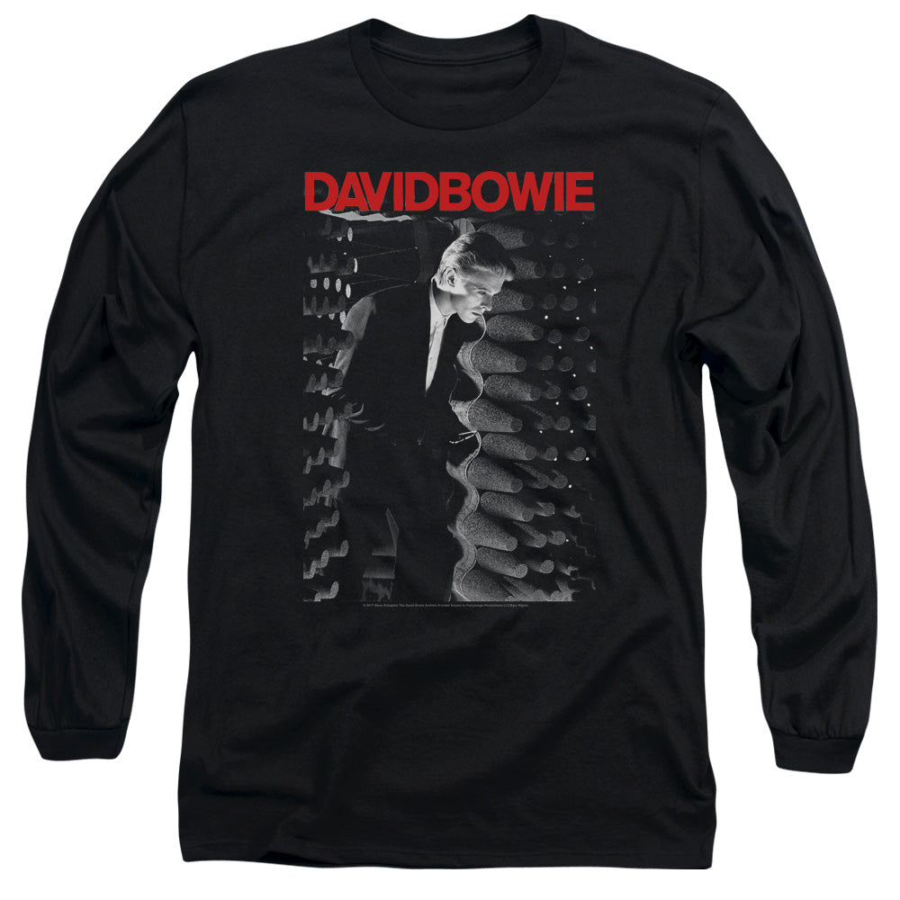 David Bowie Station To Station Mens Long Sleeve Shirt Black Officially Licensed