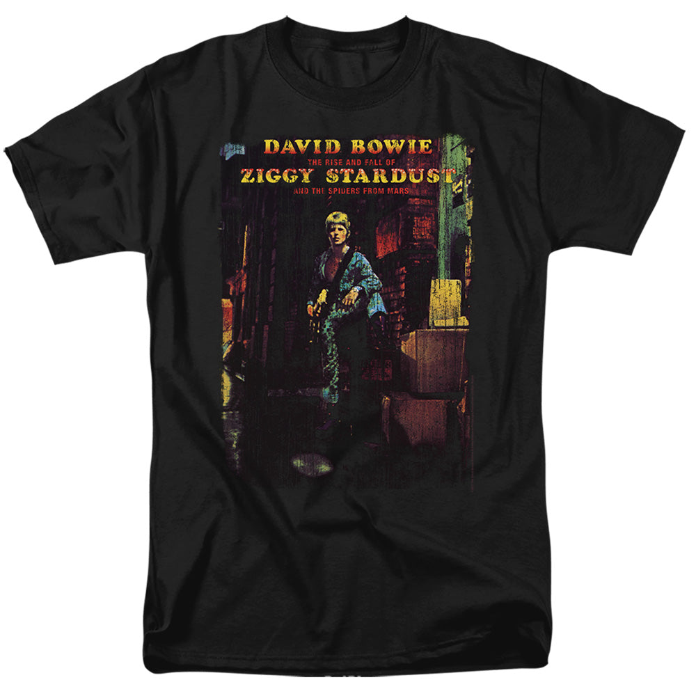 David Bowie Ziggy Stardust Album Mens T Shirt Black