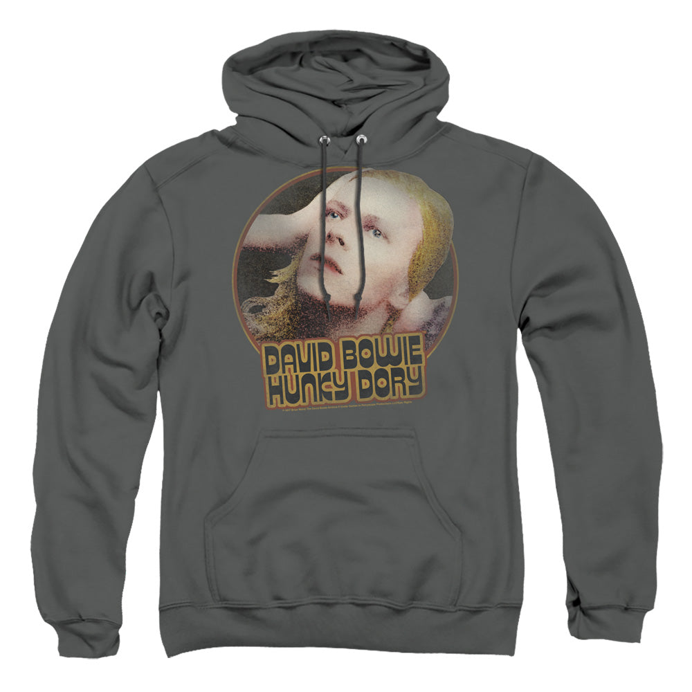 David Bowie Hunky Dory Circle Mens Hoodie Charcoal