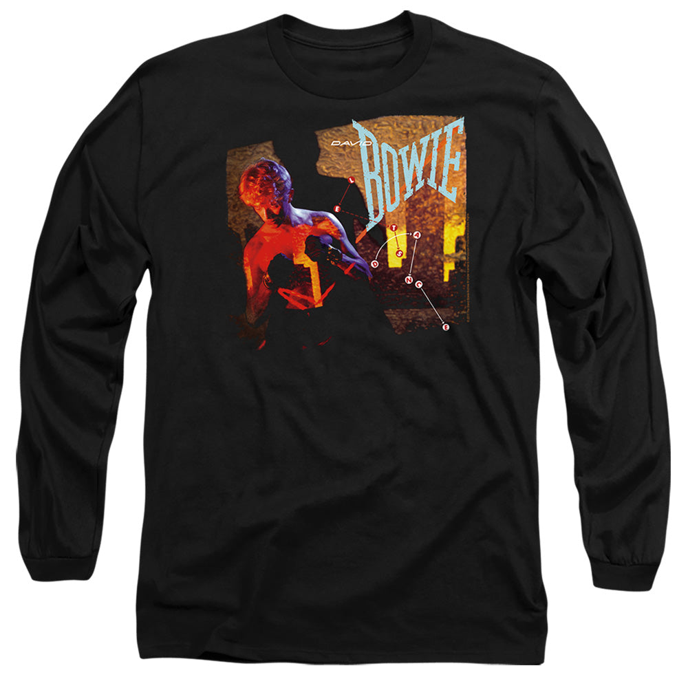 David Bowie Lets Dance Mens Long Sleeve Shirt Black Officially Licensed