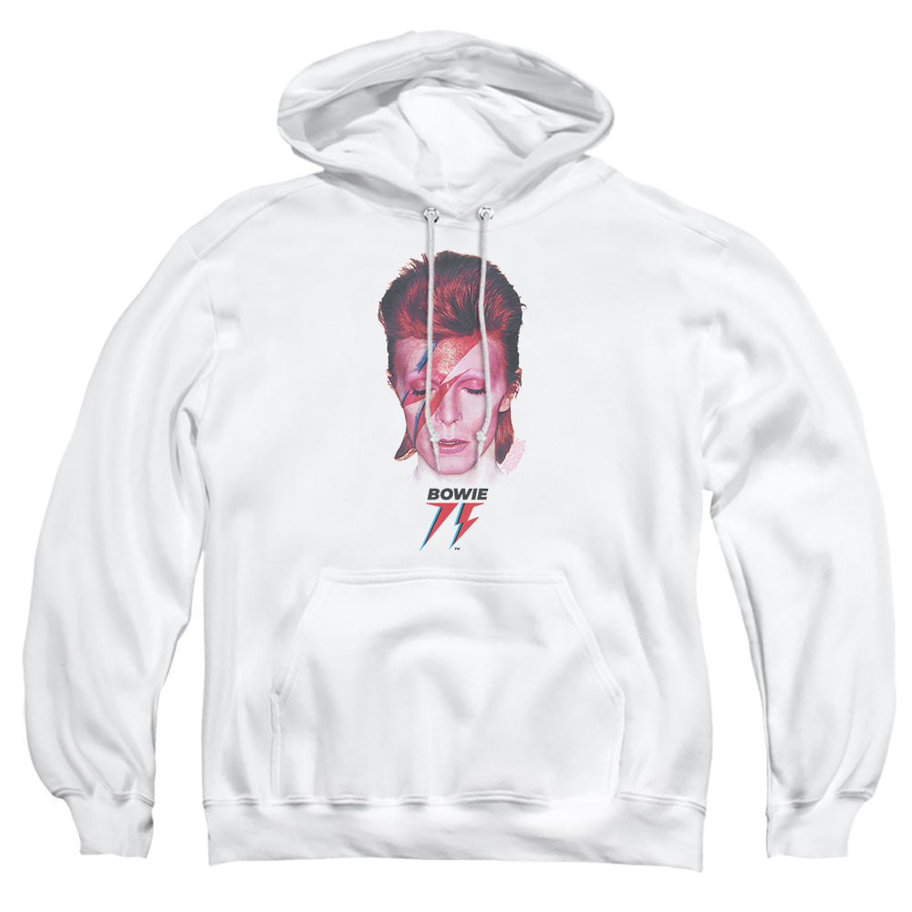 David Bowie Aladdin Sane 75 Mens Hoodie White