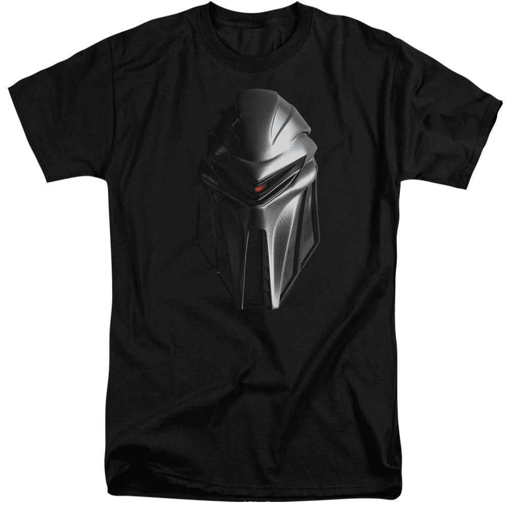 Battlestar Galactica Cylon Head Mens Tall T Shirt Black
