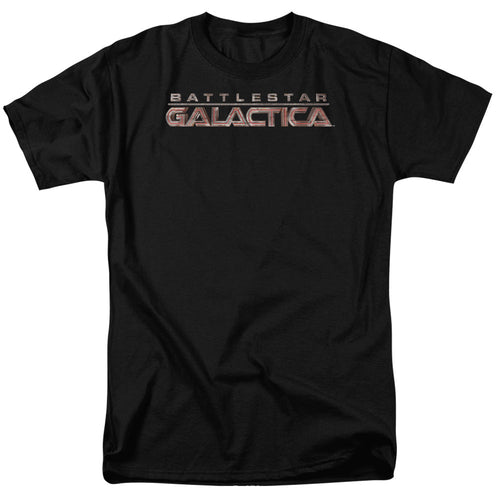 Battle Star Galactica Logo Mens T Shirt Black
