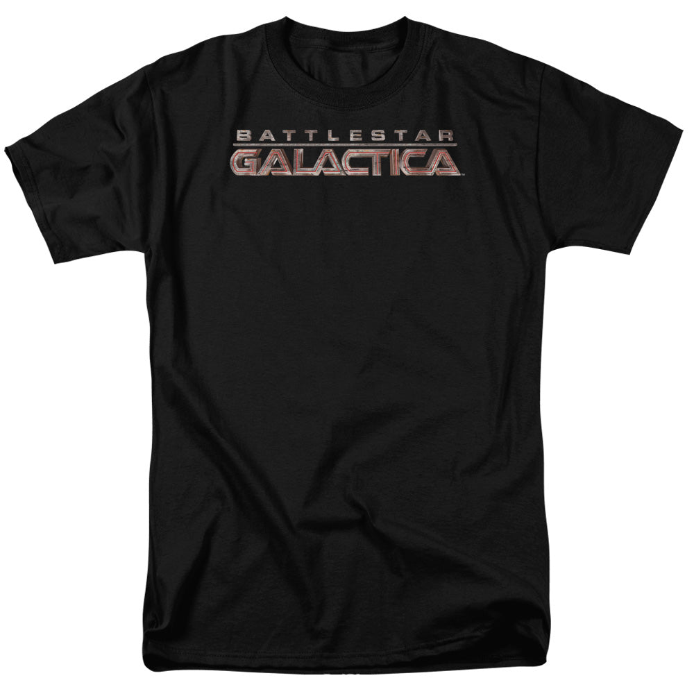 Battle Star Galactica Logo Mens T Shirt Black