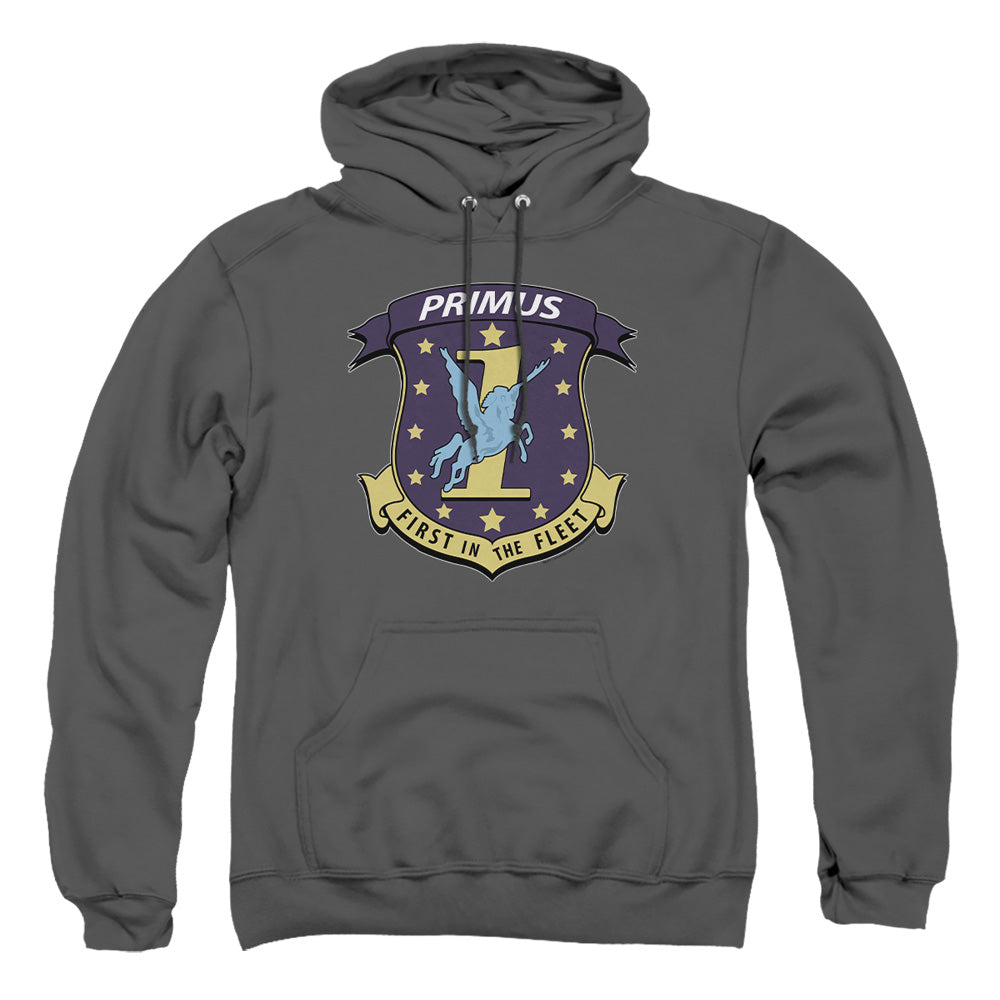 Bsg Primas Badge Mens Hoodie Charcoal