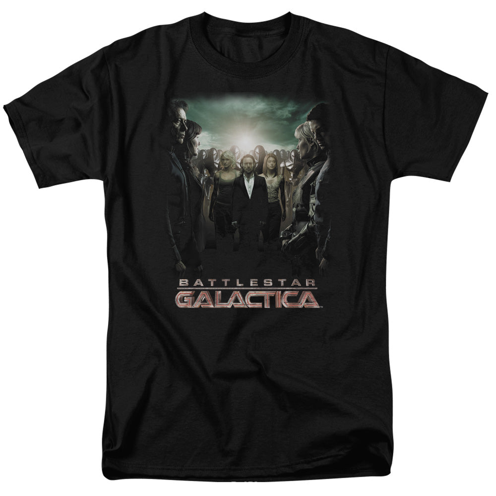 Battle Star Galactica Crossroads Mens T Shirt Black