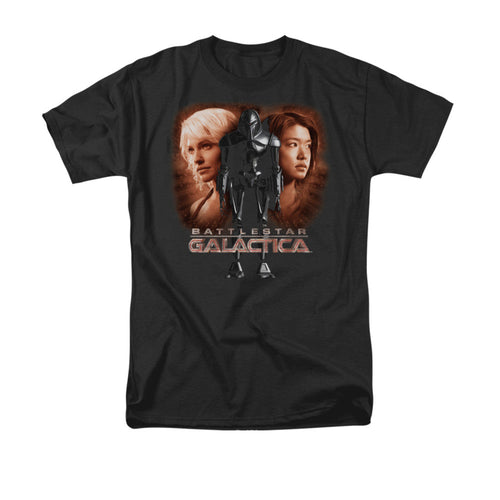 Battle Star Galactica Created By Man Mens T Shirt Black