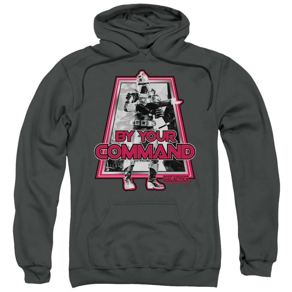 Battlestar Galactica By Your Command Classic Mens Hoodie Charcoal