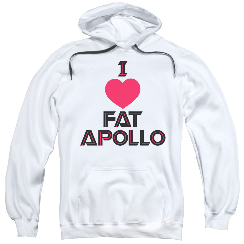 Battlestar Galactica I Heart Fat Apollo Mens Hoodie White