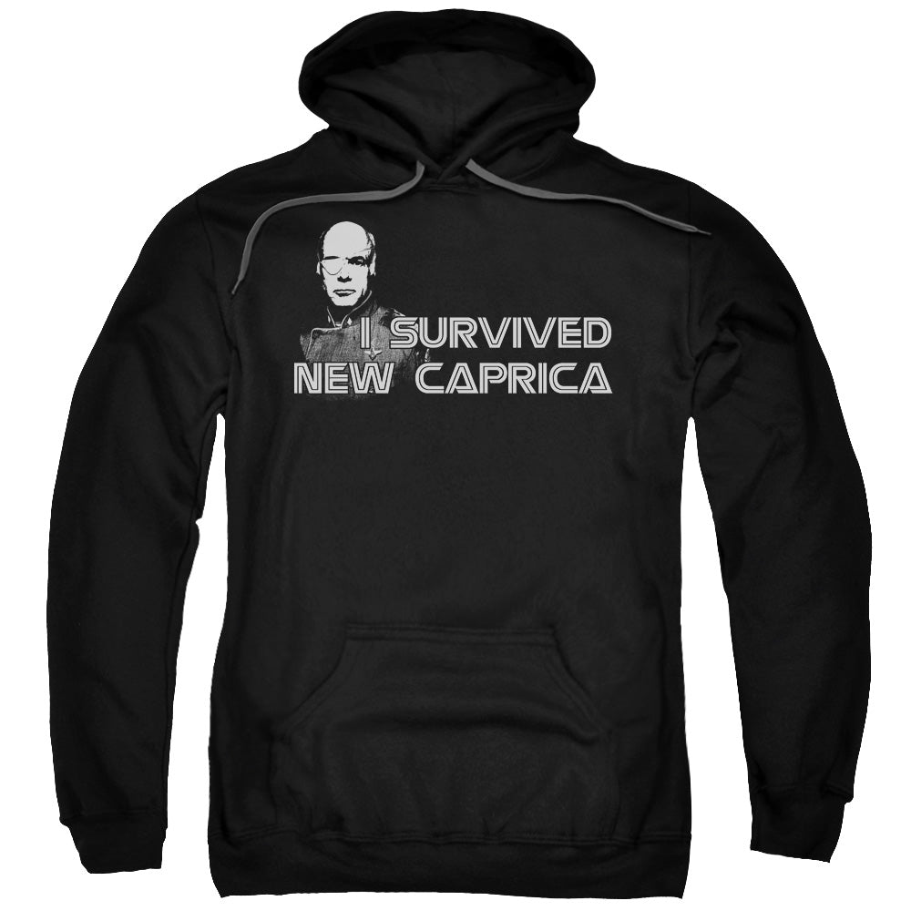 Battlestar Galactica I Survived New Caprica Mens Hoodie Black