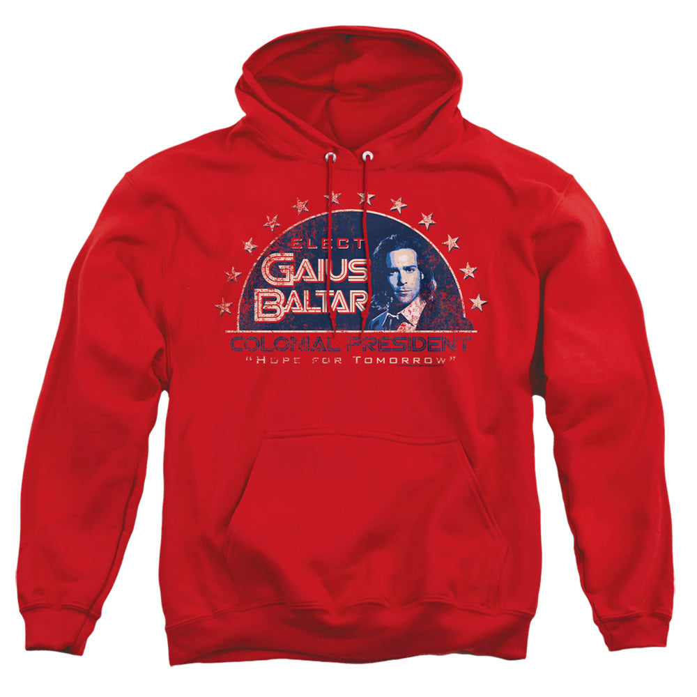 Bsg Elect Gaius Mens Hoodie Red