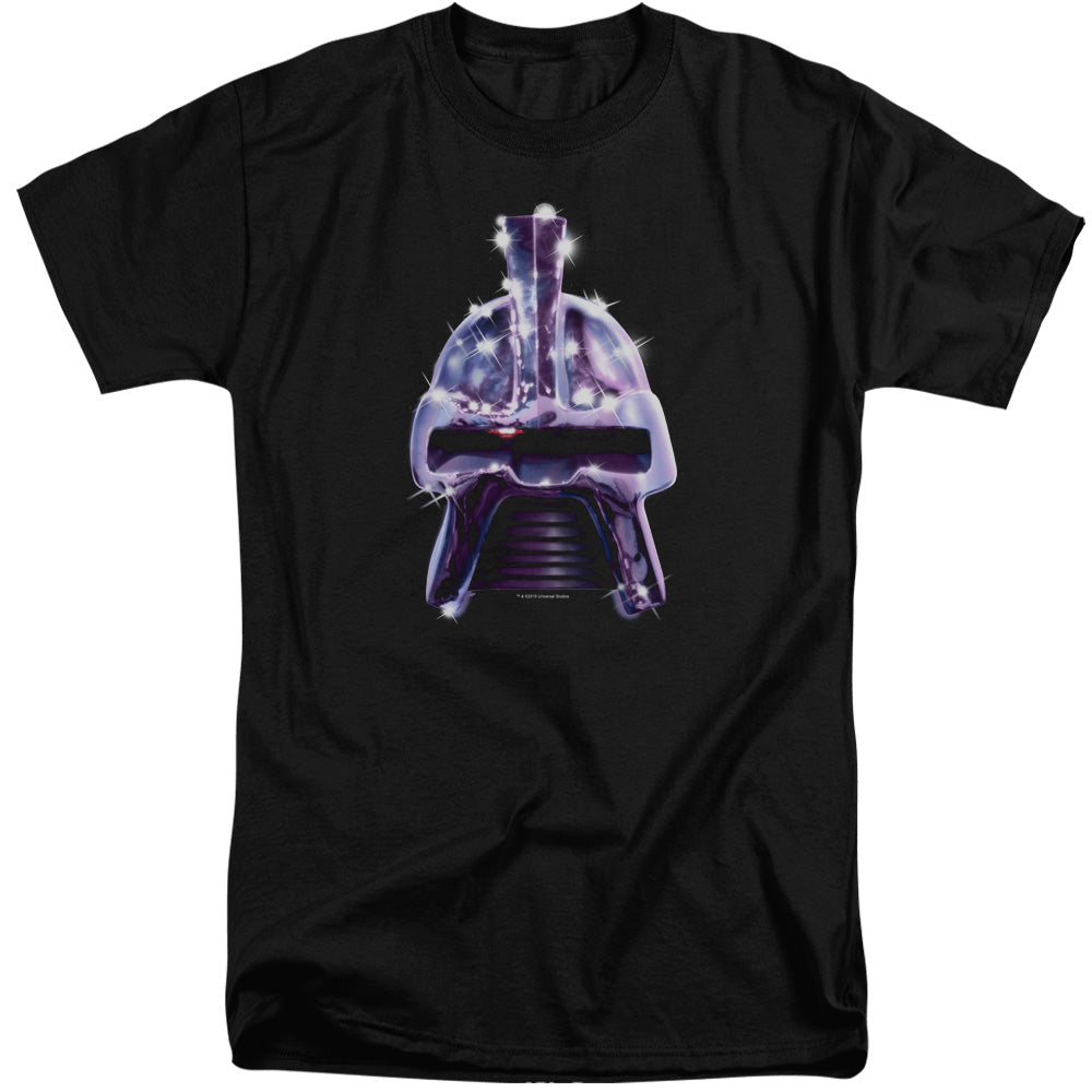 Battlestar Galactica Retro Cylon Head Mens Tall T Shirt Black