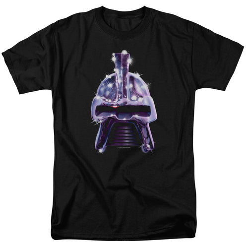 Battle Star Galactica Retro Cylon Head Mens T Shirt Black