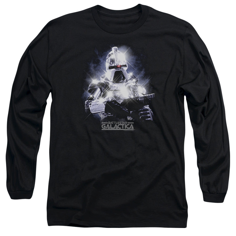 Bsg 35Th Anniversary Cylon Mens Long Sleeve Shirt Black Officially Licensed