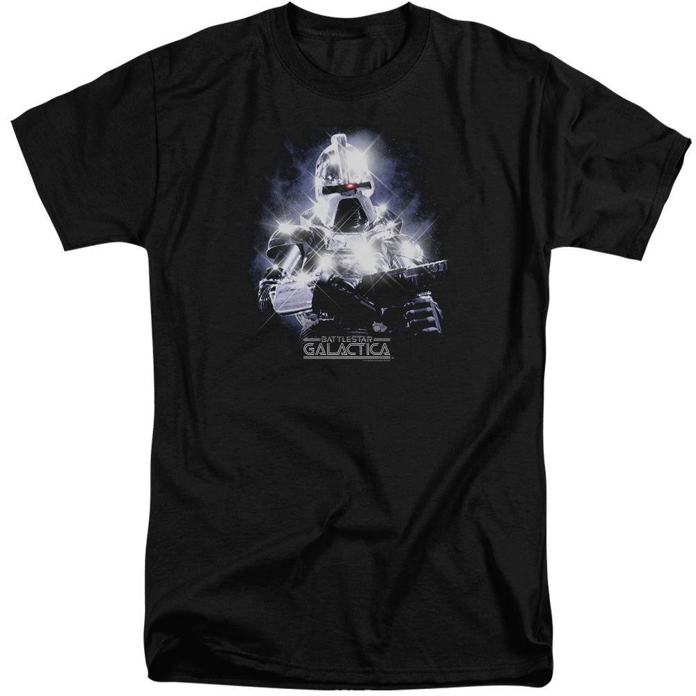 Battlestar Galactica 35th Anniversary Cylon Mens Tall T Shirt Black