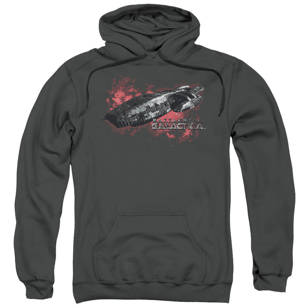 Battlestar Galactica Mens Hoodie Charcoal