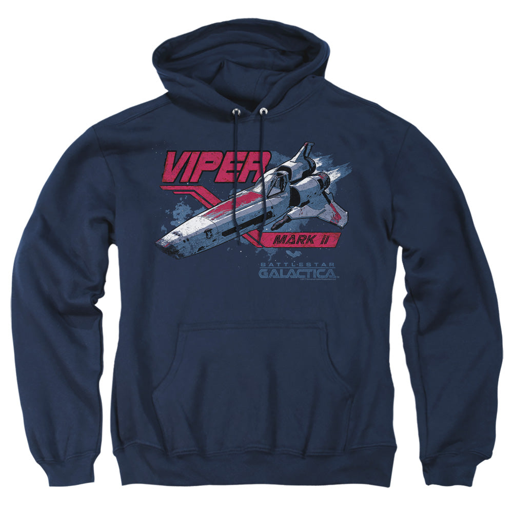 Bsg Viper Mark Ii Mens Hoodie Navy