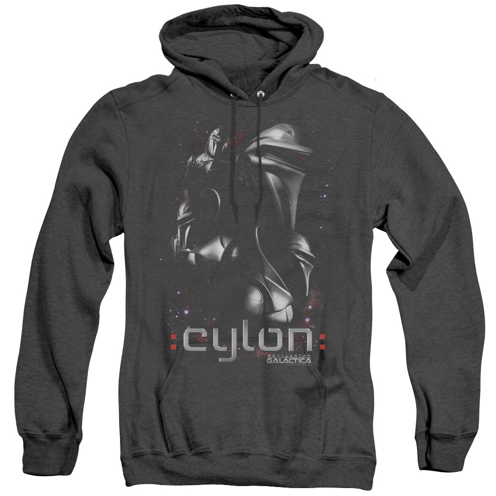 Batlestar GalACtica Centurions Heather Mens Hoodie Black