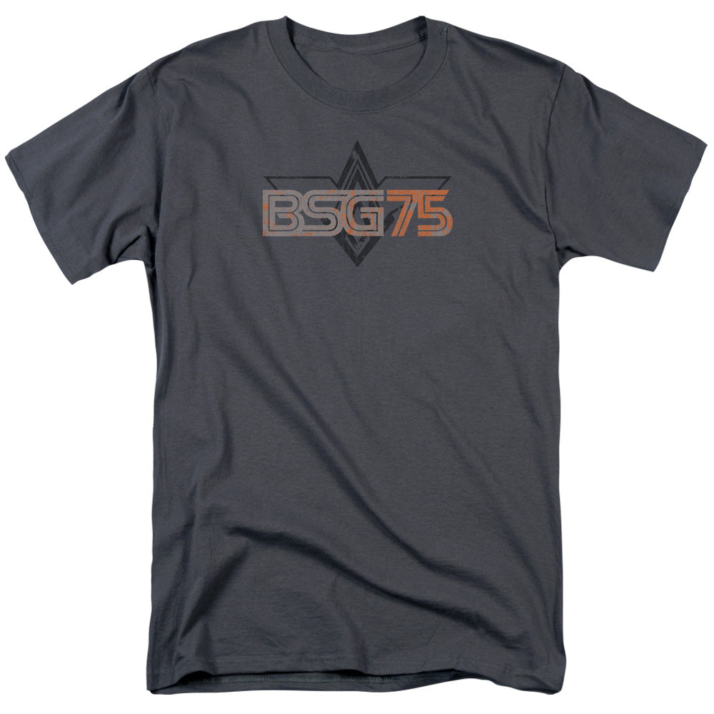 Battlestar Galactica Battle Star Galactica75 Mens T Shirt Charcoal