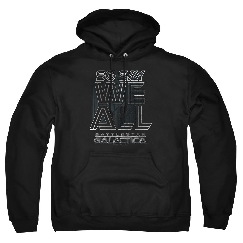 Bsg Together Now Mens Hoodie Black