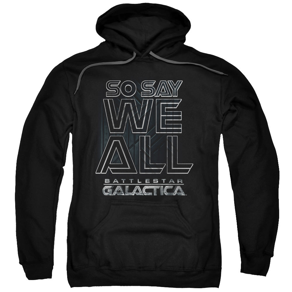Battlestar Galactica Together Now Mens Hoodie Black
