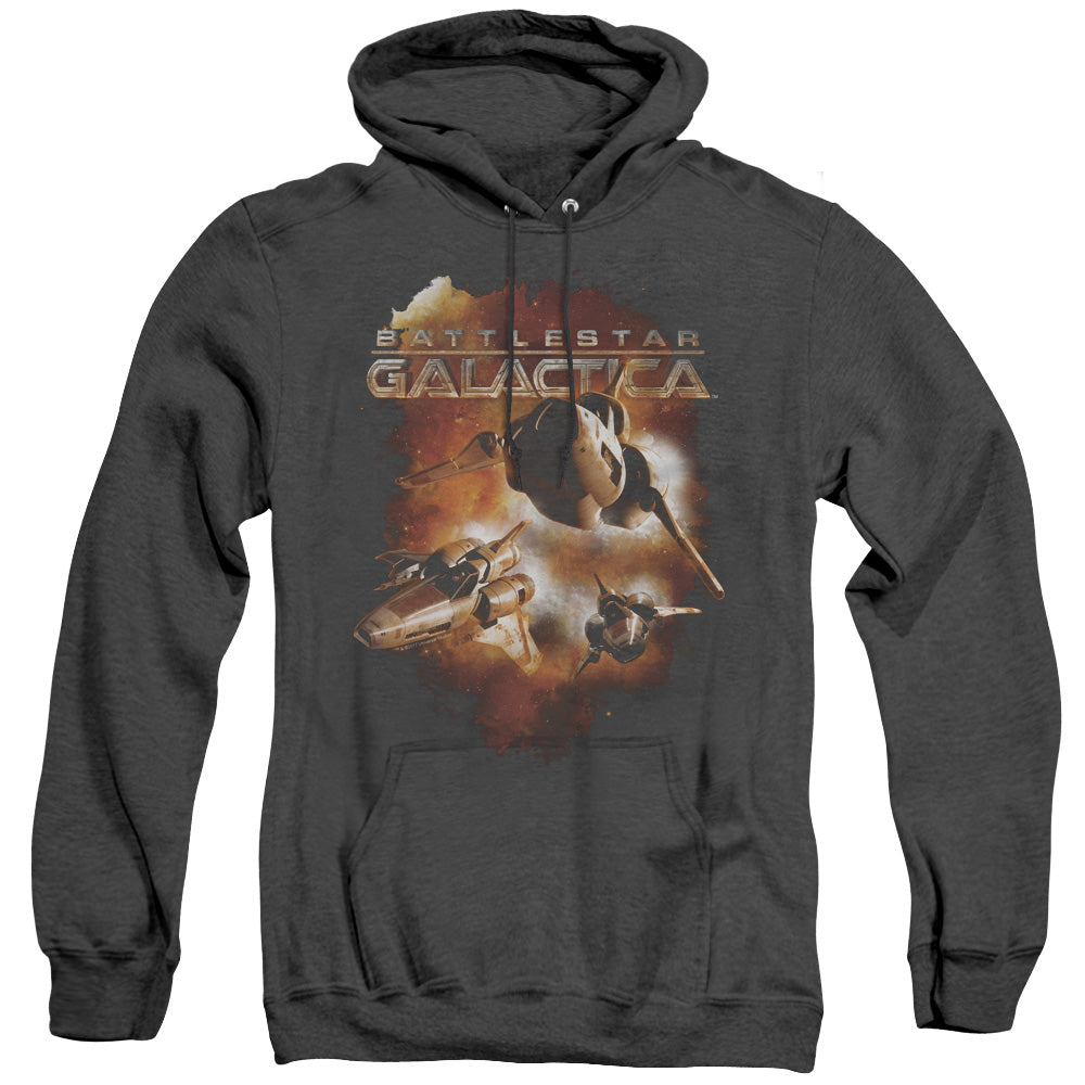 Batlestar GalACtica (New) Vipers Stretch Heather Mens Hoodie Black