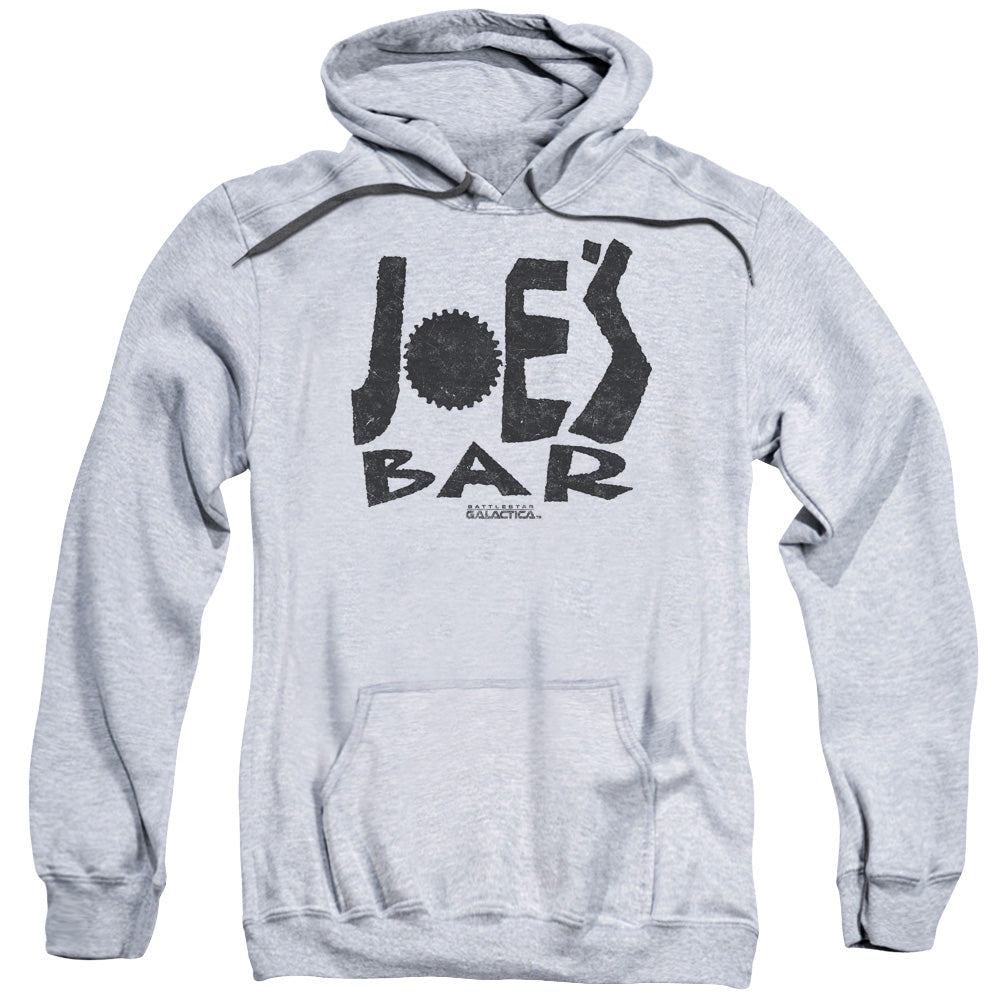 Battlestar Galactica Joes Bar Logo Mens Hoodie Athletic Heather