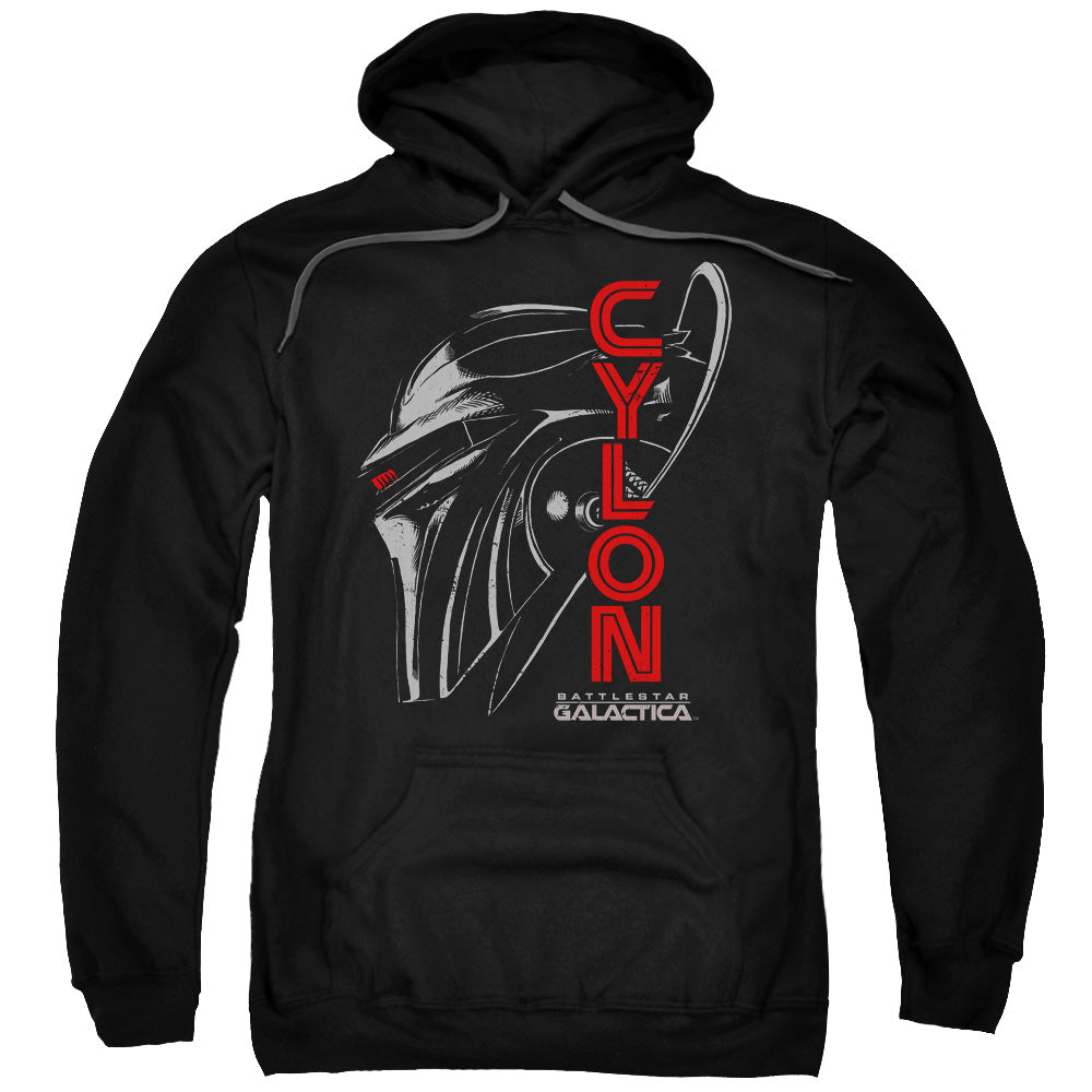 Battlestar Galactica Cylon FACe Mens Hoodie Black