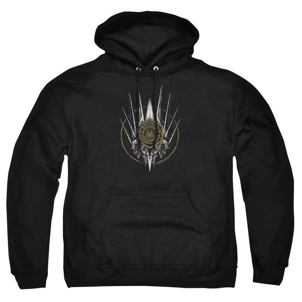 Bsg Crest Of Ships Mens Hoodie Black