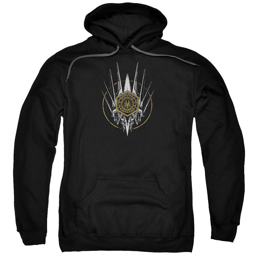 Battlestar Galactica Crest Of Ships Mens Hoodie Black