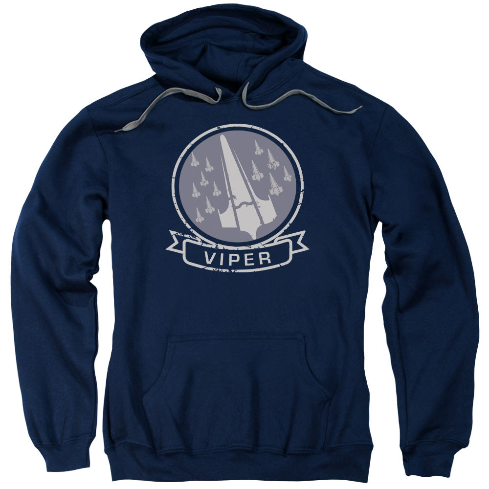 Battlestar Galactica Viper Squad Mens Hoodie Navy Blue