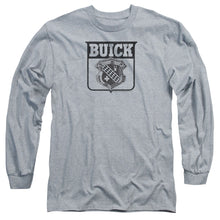 Load image into Gallery viewer, Buick 1946 Emblem Mens Long Sleeve Shirt Athletic Heather Officially Licensed
