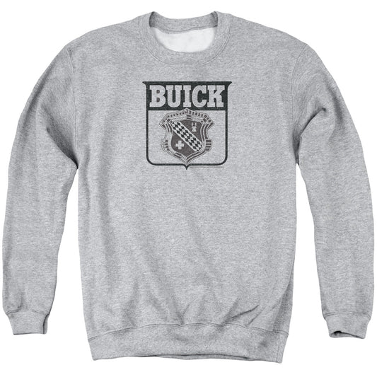 Buick 1946 Emblem Mens Crewneck Sweatshirt Athletic Heather Officially Licensed
