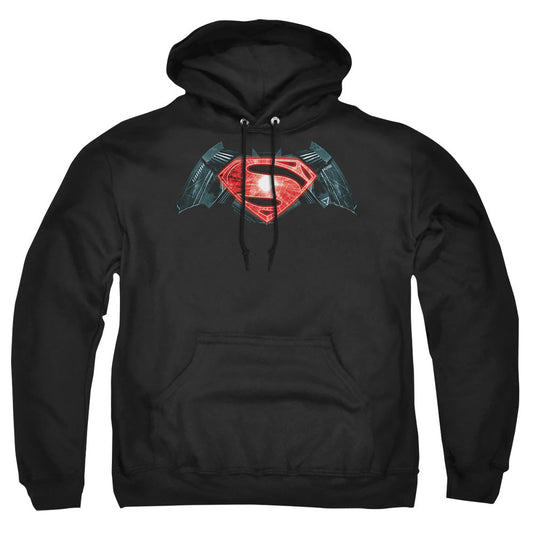 Batman V Superman Industrial Logo Mens Hoodie Black